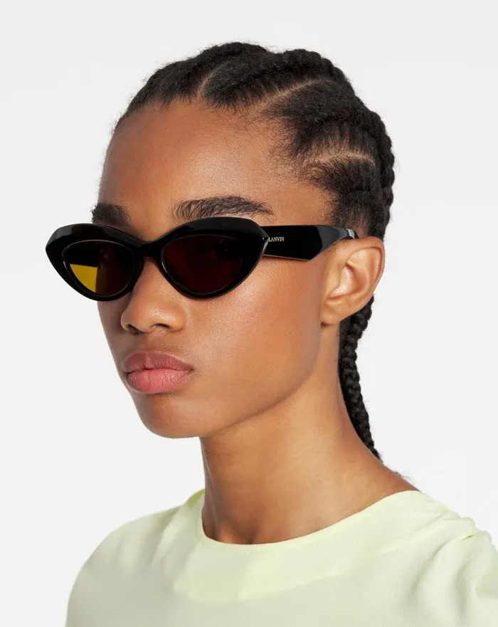 Women Sunglasses Lanvin Signature Sunglasses Black
