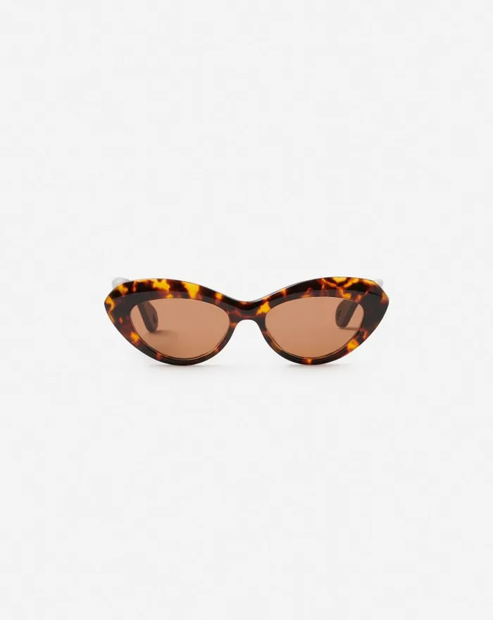 Women Sunglasses Lanvin Signature Sunglasses Havana