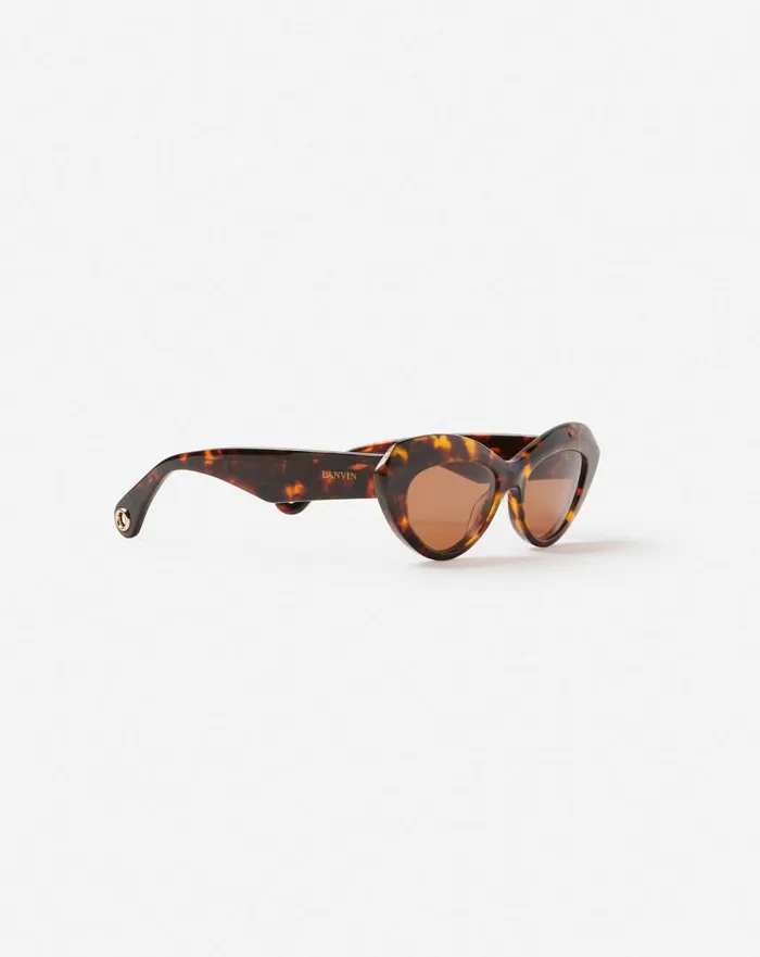 Women Sunglasses Lanvin Signature Sunglasses Havana