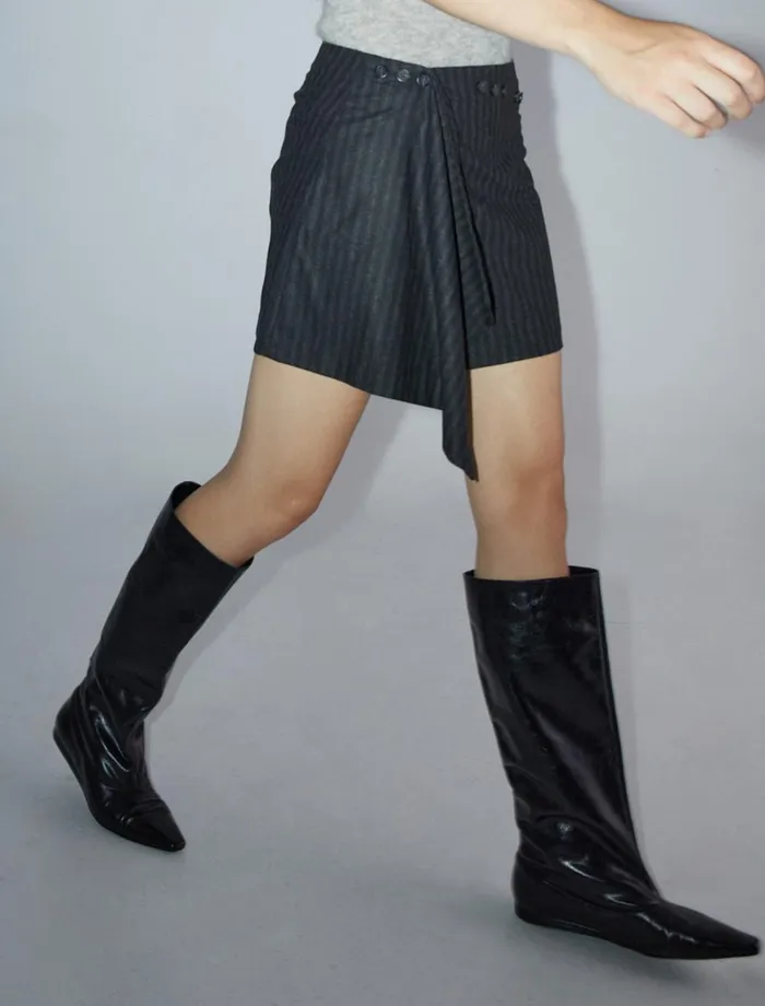 Women Tall Luella Black Paloma Wool Boots