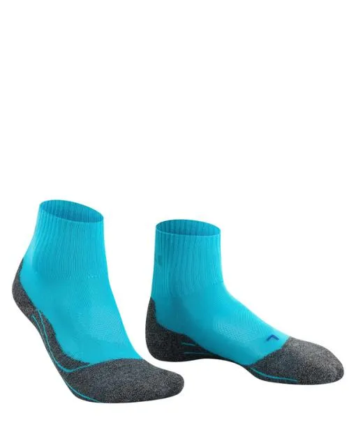 Women TK2 Explore Cool Short Women Trekking Short Sock Peacock Blue FALKE Hiking Socks