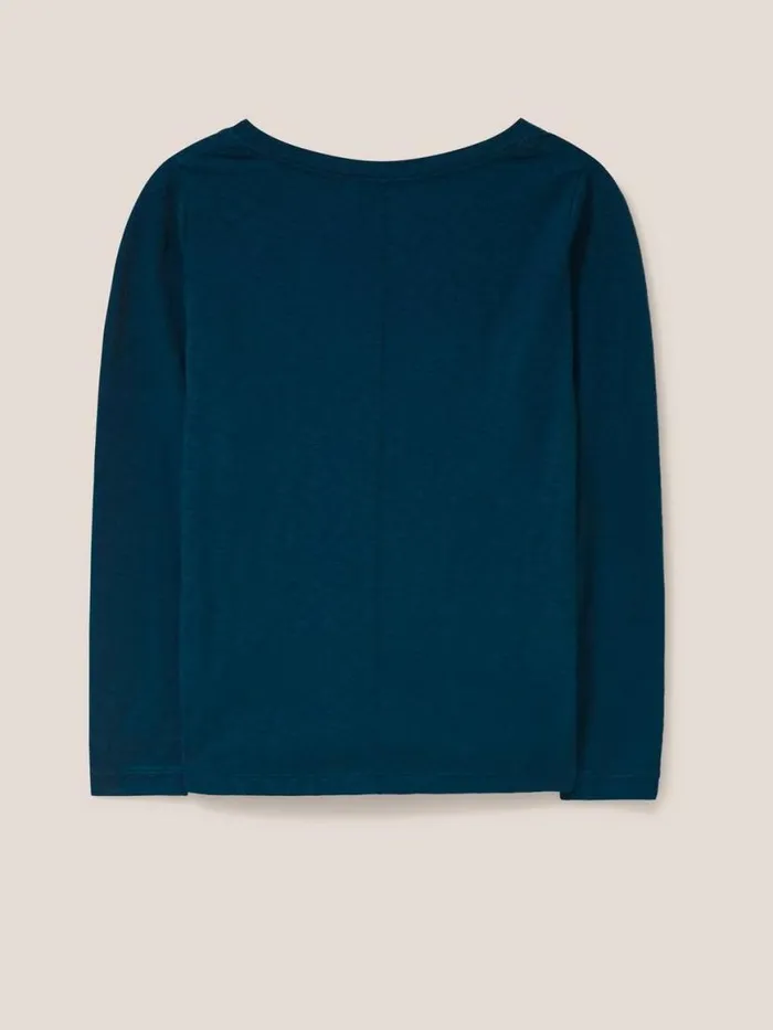 Women Tops and Tees White Stuff Nelly LS Tee Dark Navy Women Tops and Tees White Stuff Nelly LS Tee Dark Navy