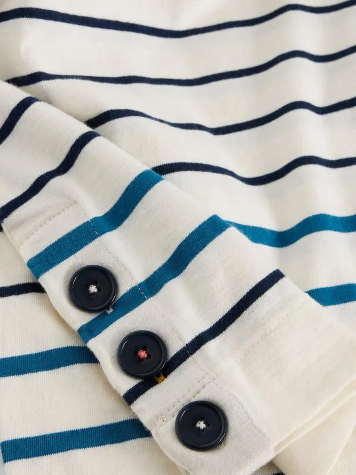 Women Tops and Tees White Stuff WILLOW STRIPE LS TOP White Multi Women Tops and Tees White Stuff WILLOW STRIPE LS TOP White Multi
