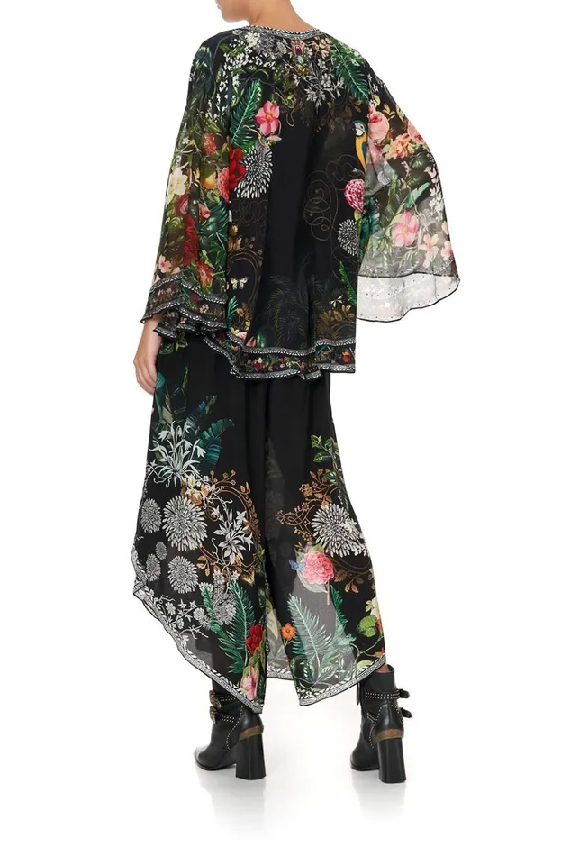 Women Tops Camilla Blouse With Cape Sleeve Raised With Wolves