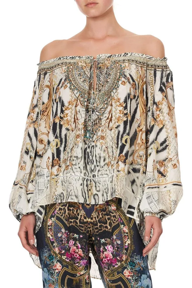 Women Tops Camilla Off The Shoulder Blouse Gates Of Glory