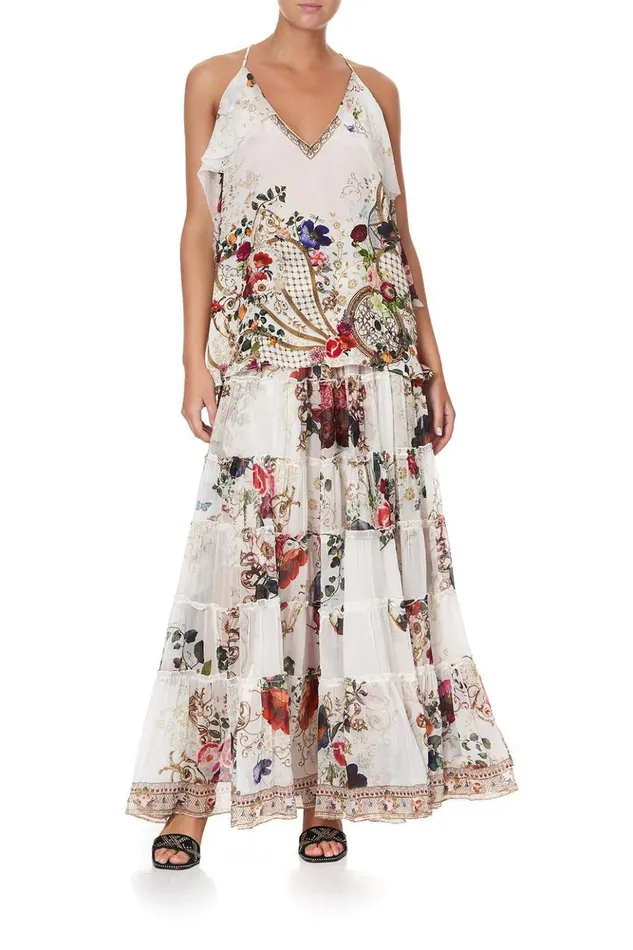 Women Tops Camilla Strap Top With Ruffle Fairy Godmother