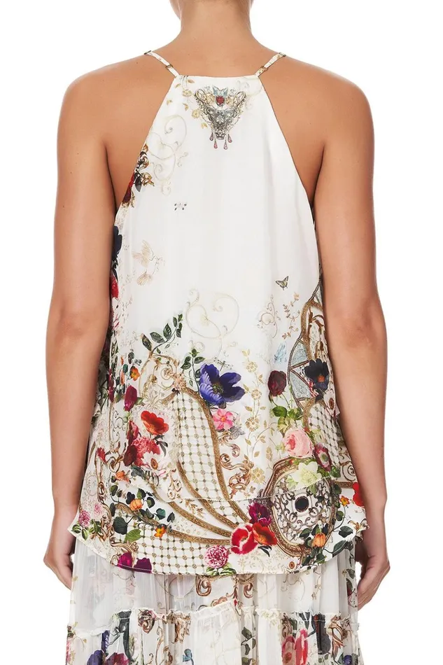 Women Tops Camilla Strap Top With Ruffle Fairy Godmother