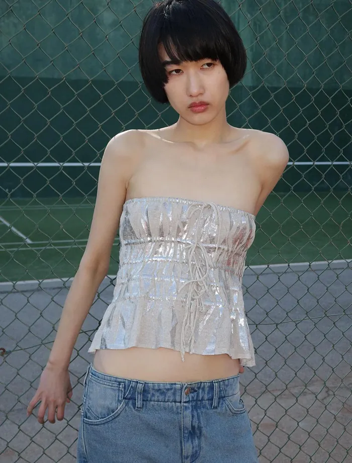 Women Trickz Silver Paloma Wool Tops