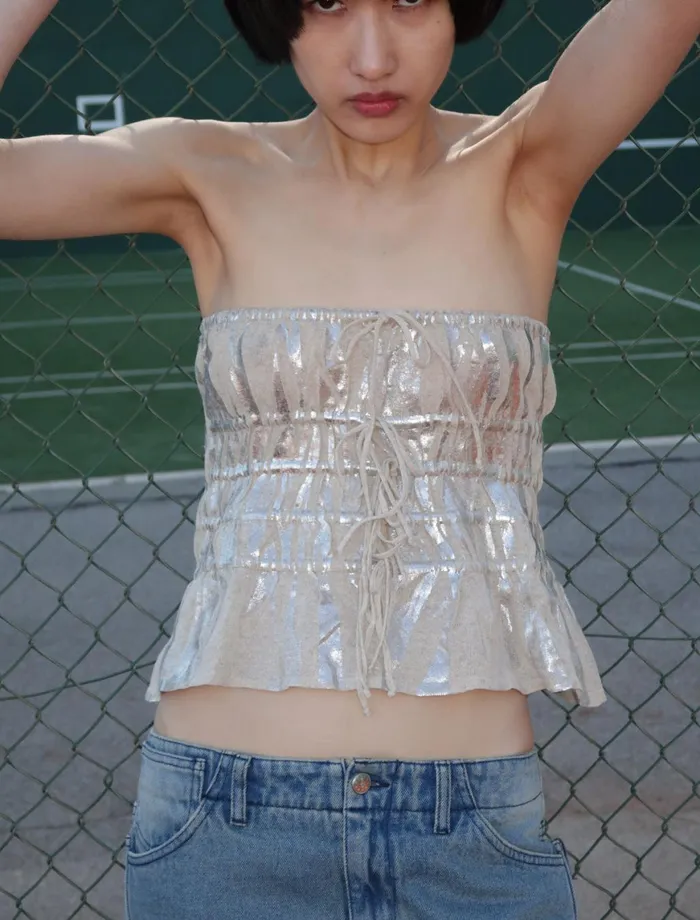 Women Trickz Silver Paloma Wool Tops