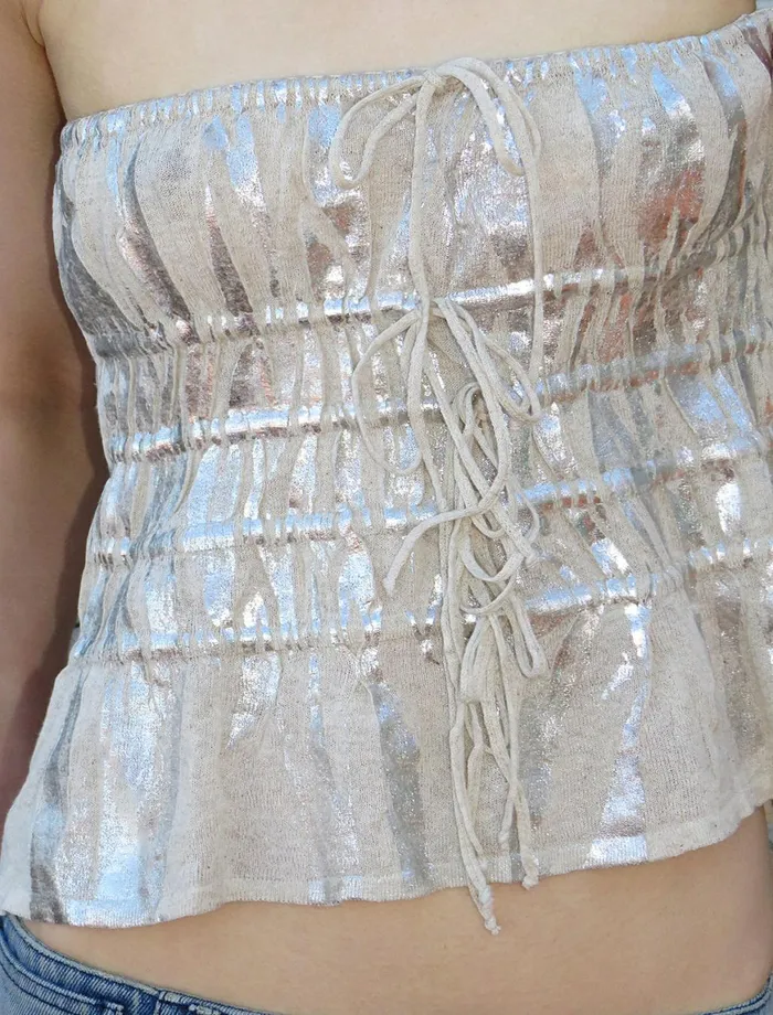 Women Trickz Silver Paloma Wool Tops