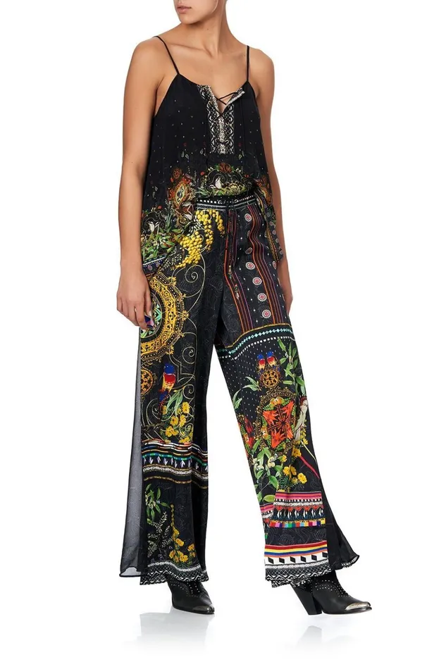 Women Trousers and Leggings Camilla Soft Pant With Godets Blackheath Betty