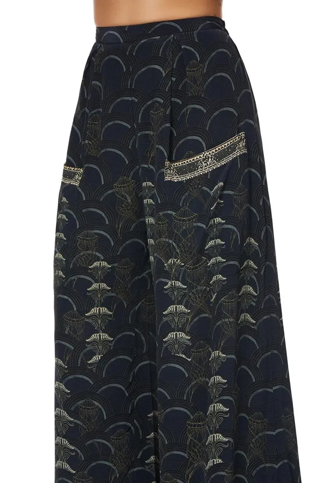 Women Trousers and Leggings Camilla Wide Leg Trouser With Front Pockets Wise Wings