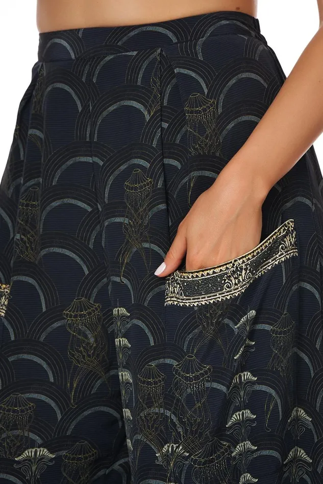 Women Trousers and Leggings Camilla Wide Leg Trouser With Front Pockets Wise Wings