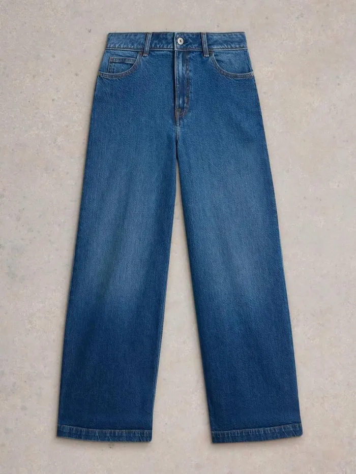Women Trousers White Stuff Ayla Wide Leg Jean Mid Denim Women Trousers White Stuff Ayla Wide Leg Jean Mid Denim