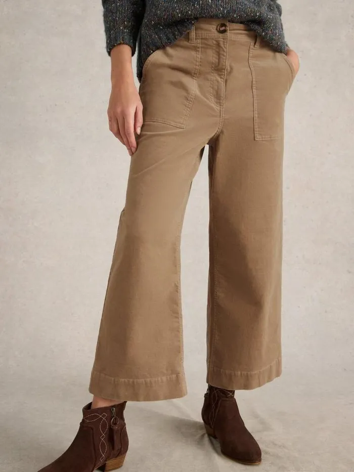 Women Trousers White Stuff Romy Cord Culottes Light Natural Women Trousers White Stuff Romy Cord Culottes Light Natural