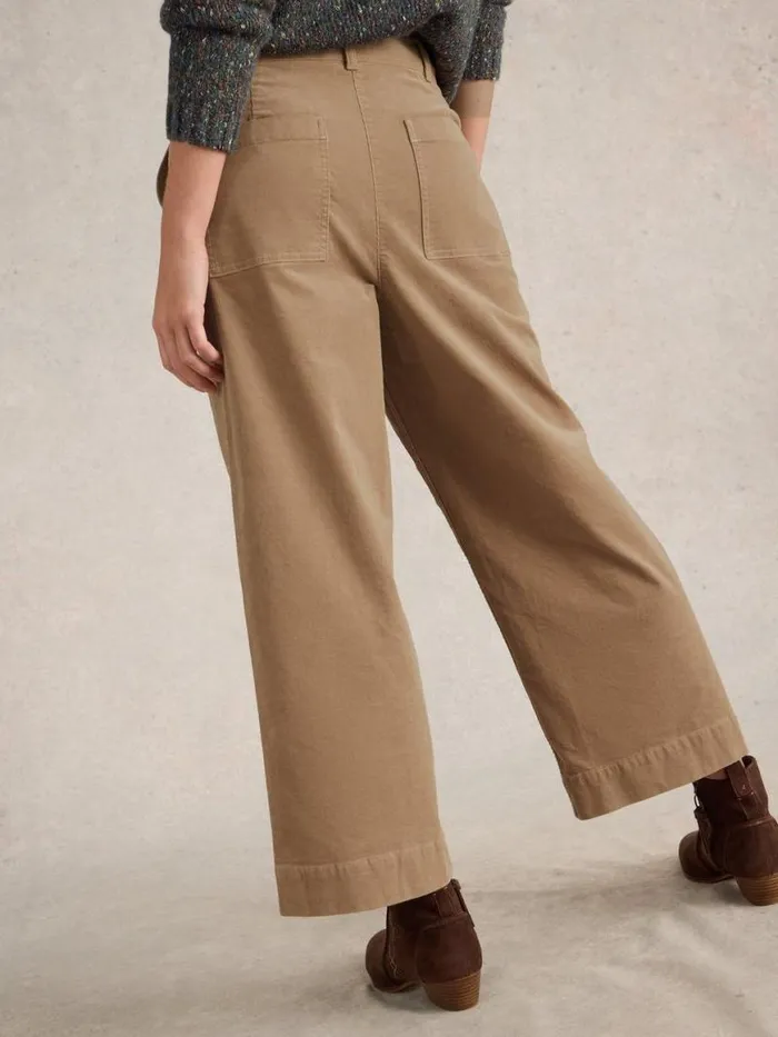 Women Trousers White Stuff Romy Cord Culottes Light Natural Women Trousers White Stuff Romy Cord Culottes Light Natural