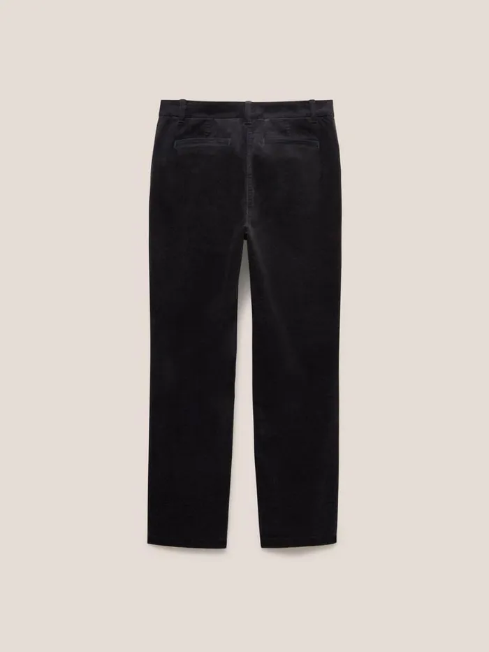 Women Trousers White Stuff Savannah Velvet Trouser Pure Black