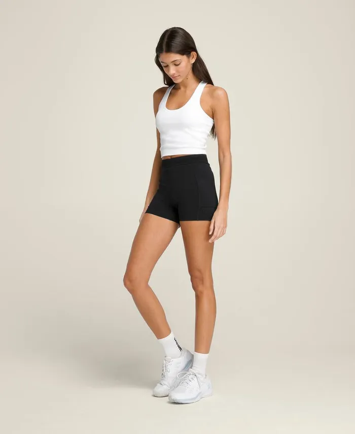 Women Wilson Carry All Tennis Short 8211 Black Shorts