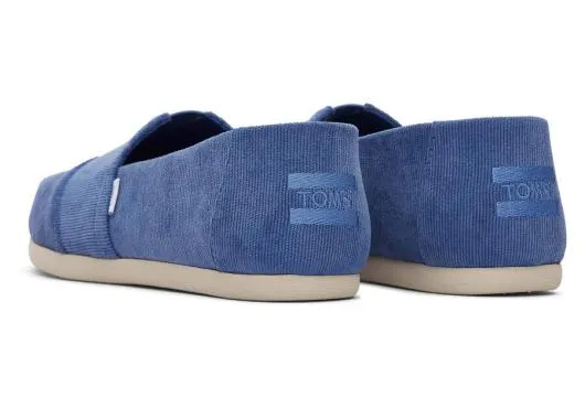 Women WomenAlpargata Blue Micro Cord Corduroy Blue TOMS Exclusives