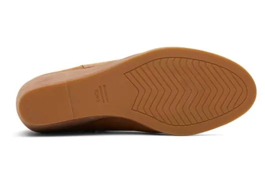 Women WomenClare Tan Leather Wedge Boot Tan TOMS Boots and Booties