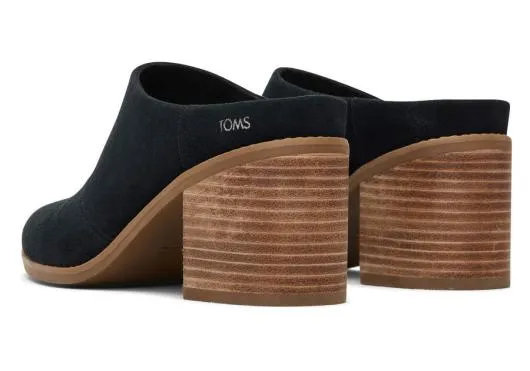 Women WomenEvelyn Black Suede Mule Black TOMS Boots and Booties