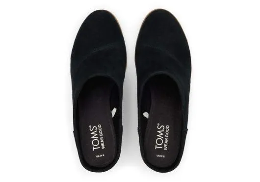 Women WomenEvelyn Black Suede Mule Black TOMS Boots and Booties