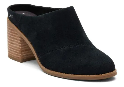 Women WomenEvelyn Black Suede Mule Black TOMS Boots and Booties