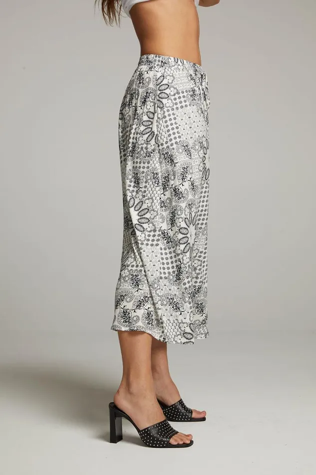 Womens Chaser Brand Bottoms Darby Paisley Bandana Midi Skirt