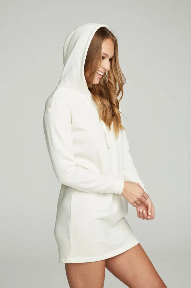 Womens Chaser Brand Dresses Long Sleeve Hoodie Dress