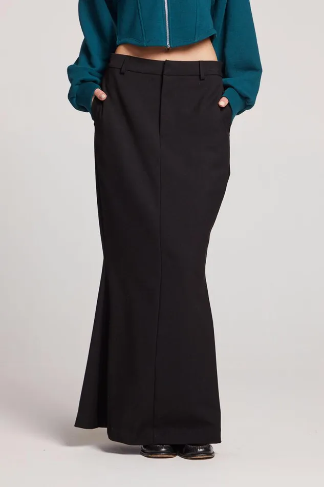 Womens Chaser Brand Loungewear Alden Licorice Maxi Skirt
