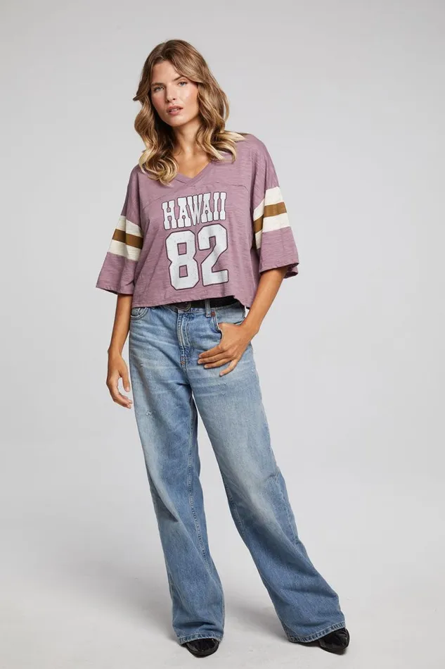 Womens Chaser Brand Tops Hawaii 82 Tee
