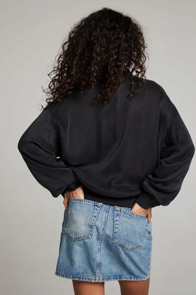 Womens Chaser Brand Tops Johnny Licorice Zip Up Jacket