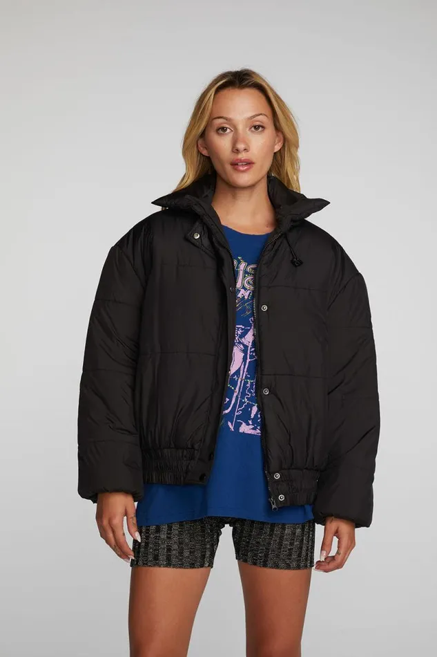 Womens Chaser Brand Tops Quilted Puffer Jacket