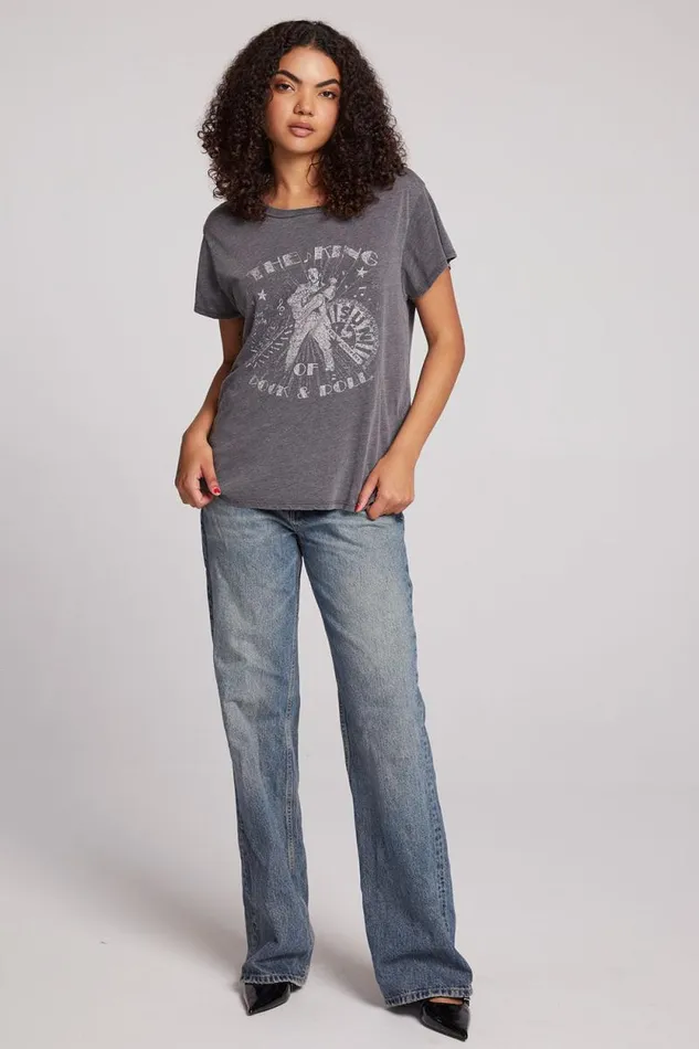 Womens Chaser Brand Tops Sun Records The King Tee