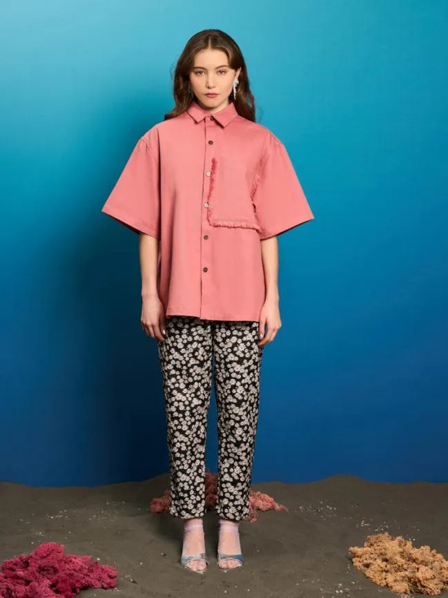 Womenswear Cole Pocket Boxy Shirt Blush Pink Sister Jane Womenswear Cole Pocket Boxy Shirt Blush Pink Sister Jane