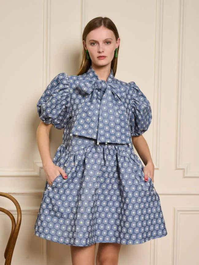 Womenswear Daisy Denim Mini Dress Captain Blue Sister Jane