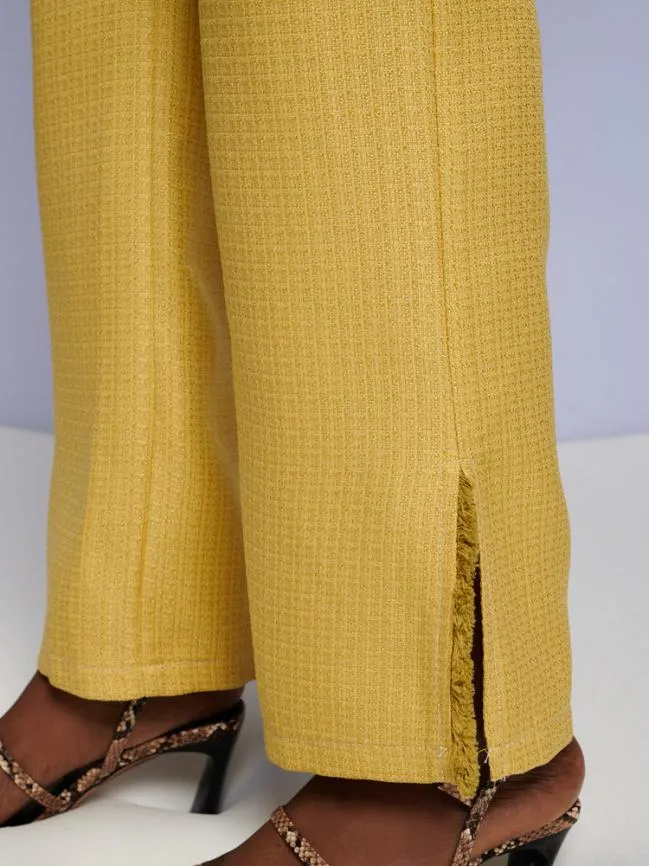 Womenswear Ghospell Priya Fray Trousers Mustard Yellow Sister Jane Womenswear Ghospell Priya Fray Trousers Mustard Yellow Sister Jane
