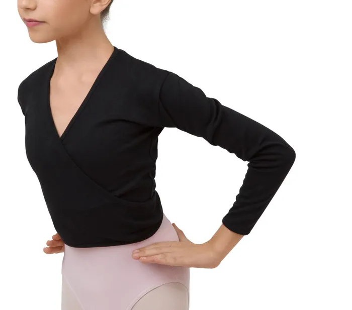 WrapOver Black Kids Repetto WarmUp WrapOver Black Kids Repetto WarmUp