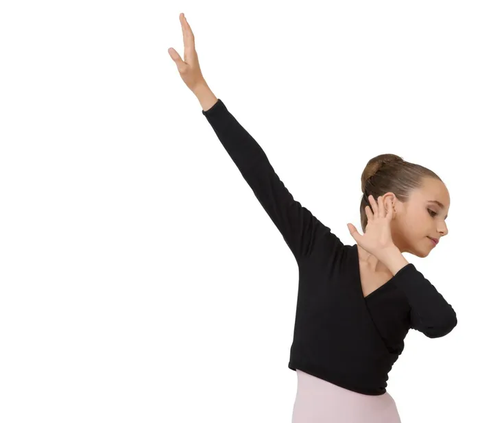 WrapOver Black Kids Repetto WarmUp WrapOver Black Kids Repetto WarmUp