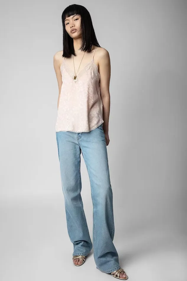 Zadig and Voltaire Shirts and Tops CHRISTY LEO P POWDER 8211 Women
