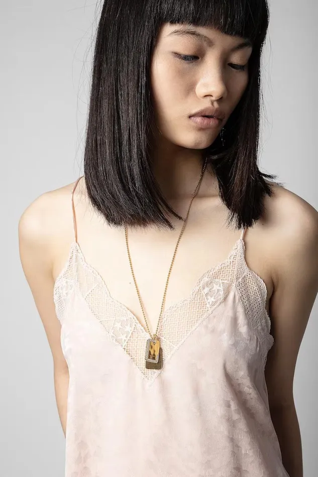 Zadig and Voltaire Shirts and Tops CHRISTY LEO P POWDER 8211 Women