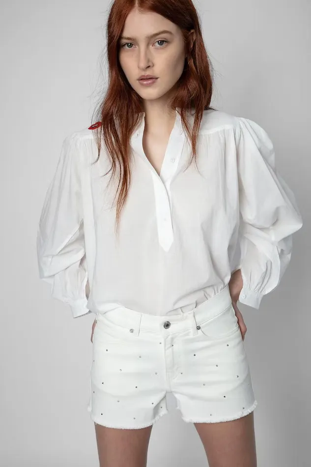 Zadig and Voltaire Shirts and Tops TIGY BOSS SHIRT WHITE 8211 Women