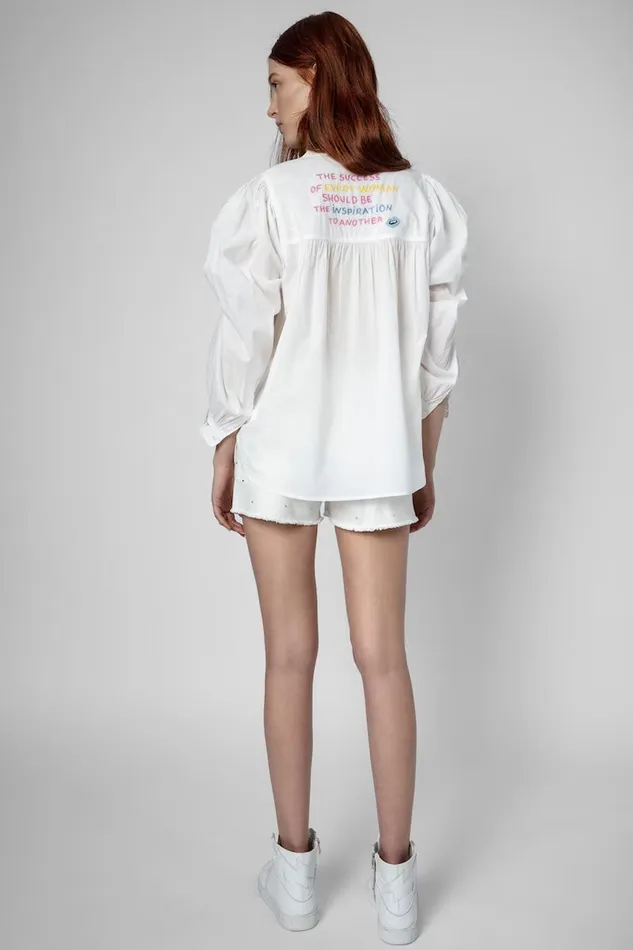 Zadig and Voltaire Shirts and Tops TIGY BOSS SHIRT WHITE 8211 Women