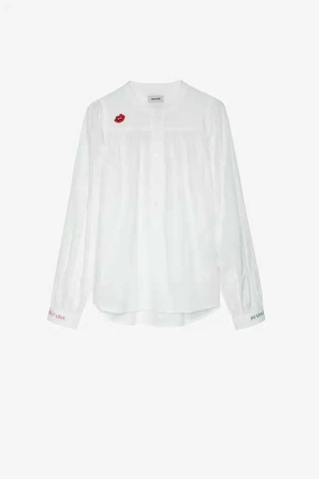 Zadig and Voltaire Shirts and Tops TIGY BOSS SHIRT WHITE 8211 Women