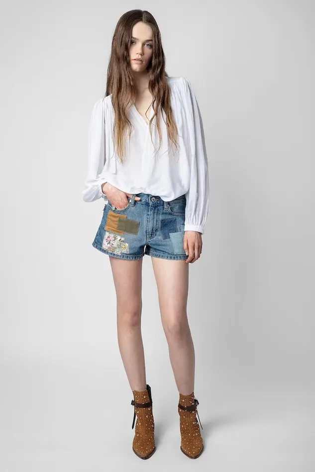 Zadig and Voltaire Skirts and Shorts SINA PATCH DENIM DENIM 8211 Women