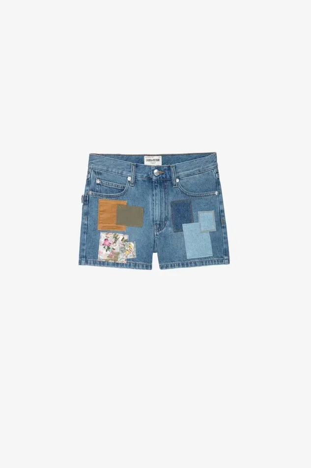 Zadig and Voltaire Skirts and Shorts SINA PATCH DENIM DENIM 8211 Women Zadig and Voltaire Skirts and Shorts SINA PATCH DENIM DENIM 8211 Women