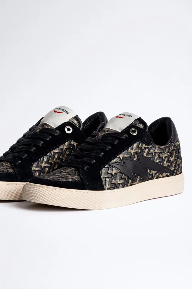 Zadig and Voltaire Sneakers ZV1747 METAL LOGO SNEAKER METAL 8211 WomenMen Zadig and Voltaire Sneakers ZV1747 METAL LOGO SNEAKER METAL 8211 WomenMen