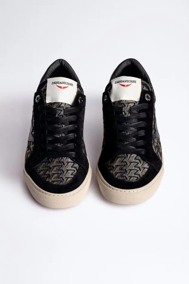Zadig and Voltaire Sneakers ZV1747 METAL LOGO SNEAKER METAL 8211 WomenMen Zadig and Voltaire Sneakers ZV1747 METAL LOGO SNEAKER METAL 8211 WomenMen