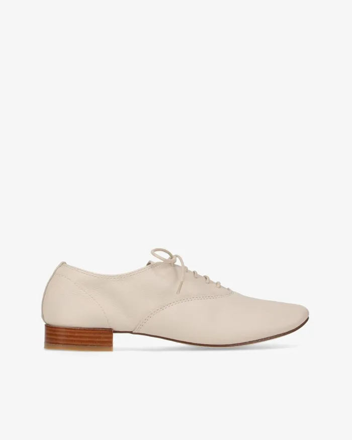 Zizi Oxford Shoes Swan Beige Women Repetto Loafers and Oxford Shoes