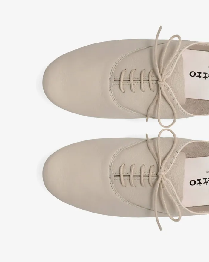 Zizi Oxford Shoes Swan Beige Women Repetto Loafers and Oxford Shoes